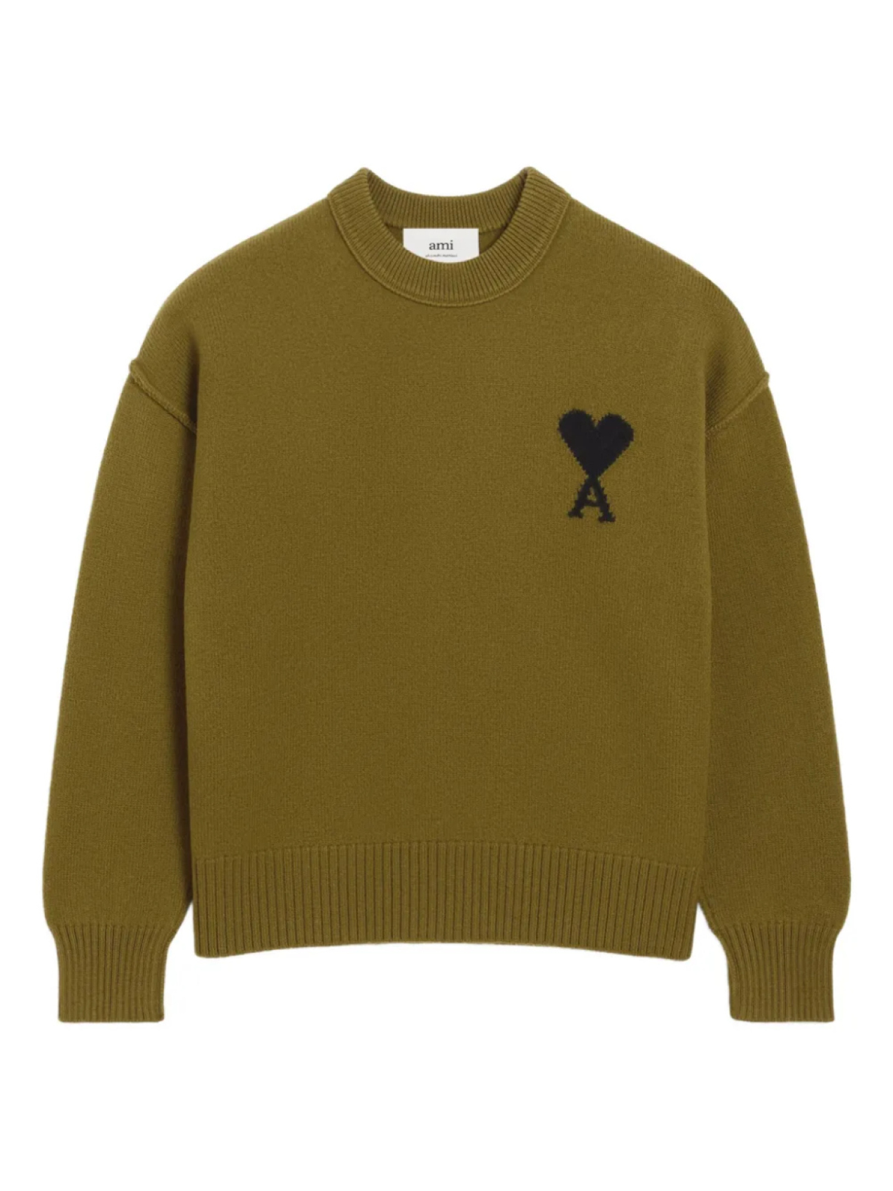 Шерстяной свитер AMI Paris, зеленый
Шерстяной свитер AMI Paris, зеленый