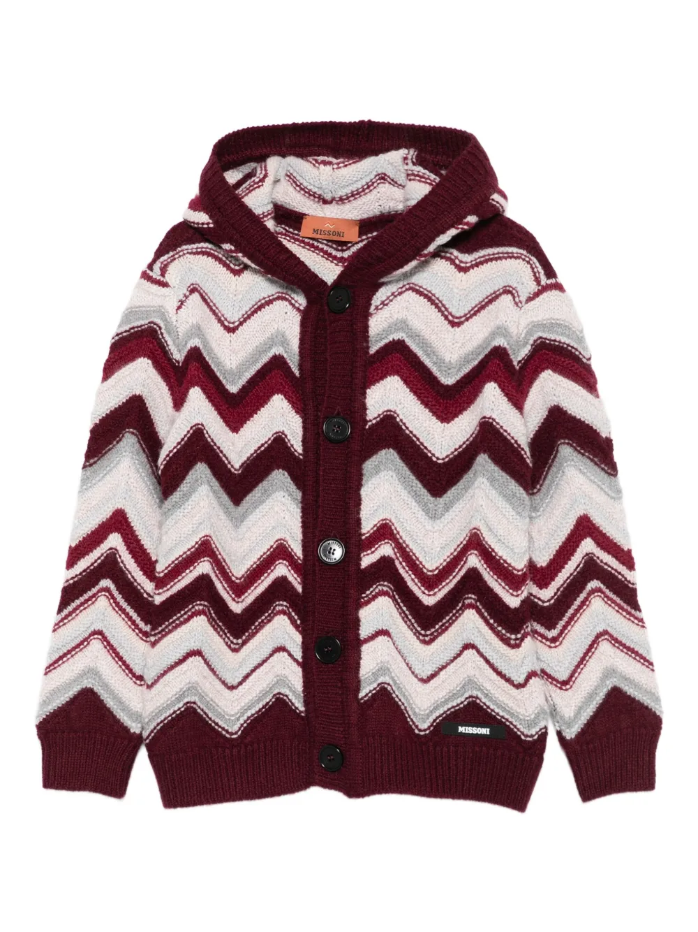 Кардиган с капюшоном и узором зигзаг Missoni Kids, красный
Кардиган с капюшоном и узором зигзаг Missoni Kids, красный