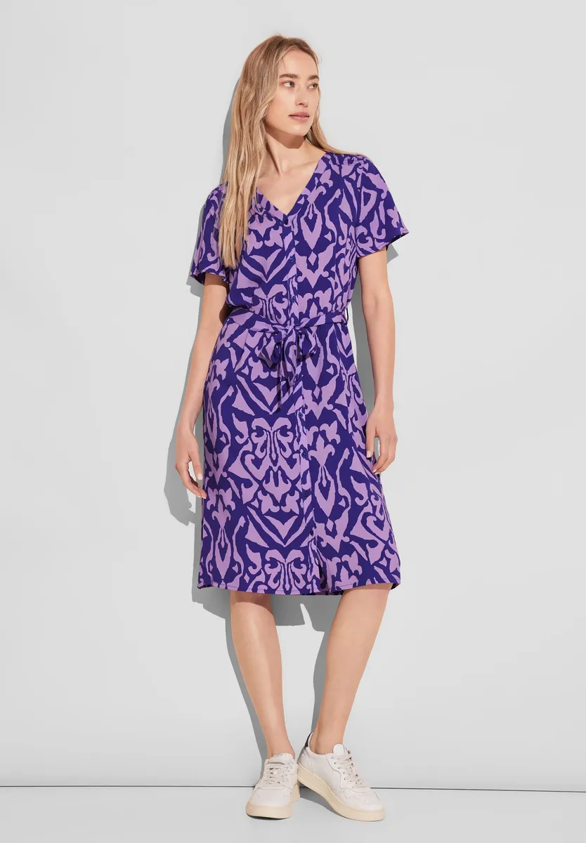 Платье-рубашка STREET ONE, длина до колена, синий
Платье-рубашка STREET ONE, длина до колена, синий