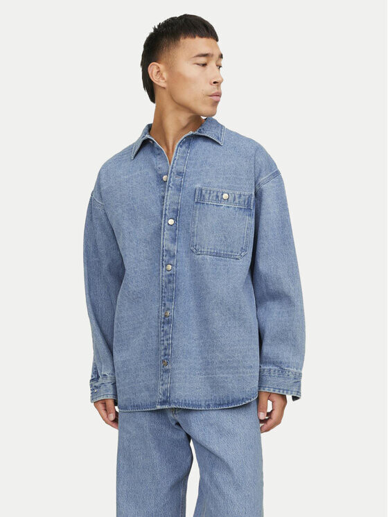 Джинсовая рубашка свободного кроя Jack&Jones, синий
Джинсовая рубашка свободного кроя Jack&Jones, синий