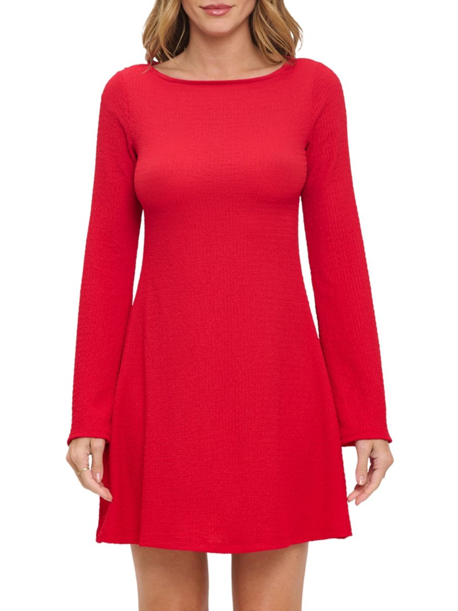 Мини-платье с вырезом-лодочкой Renee C., красный
Мини-платье с вырезом-лодочкой Renee C., красный