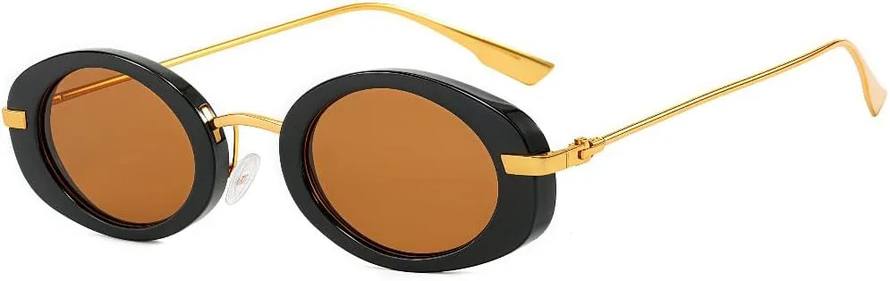 Солнцезащитные очки ICARA Retro Oval Punk для женщин и мужчин, модные очки с защитой UV400, винтажные, в стиле 90-х, с массивной металлической оправой, C2
Солнцезащитные очки ICARA Retro Oval Punk для женщин и мужчин, модные очки с защитой UV400, винтажные, в стиле 90-х, с массивной металлической оправой, C2