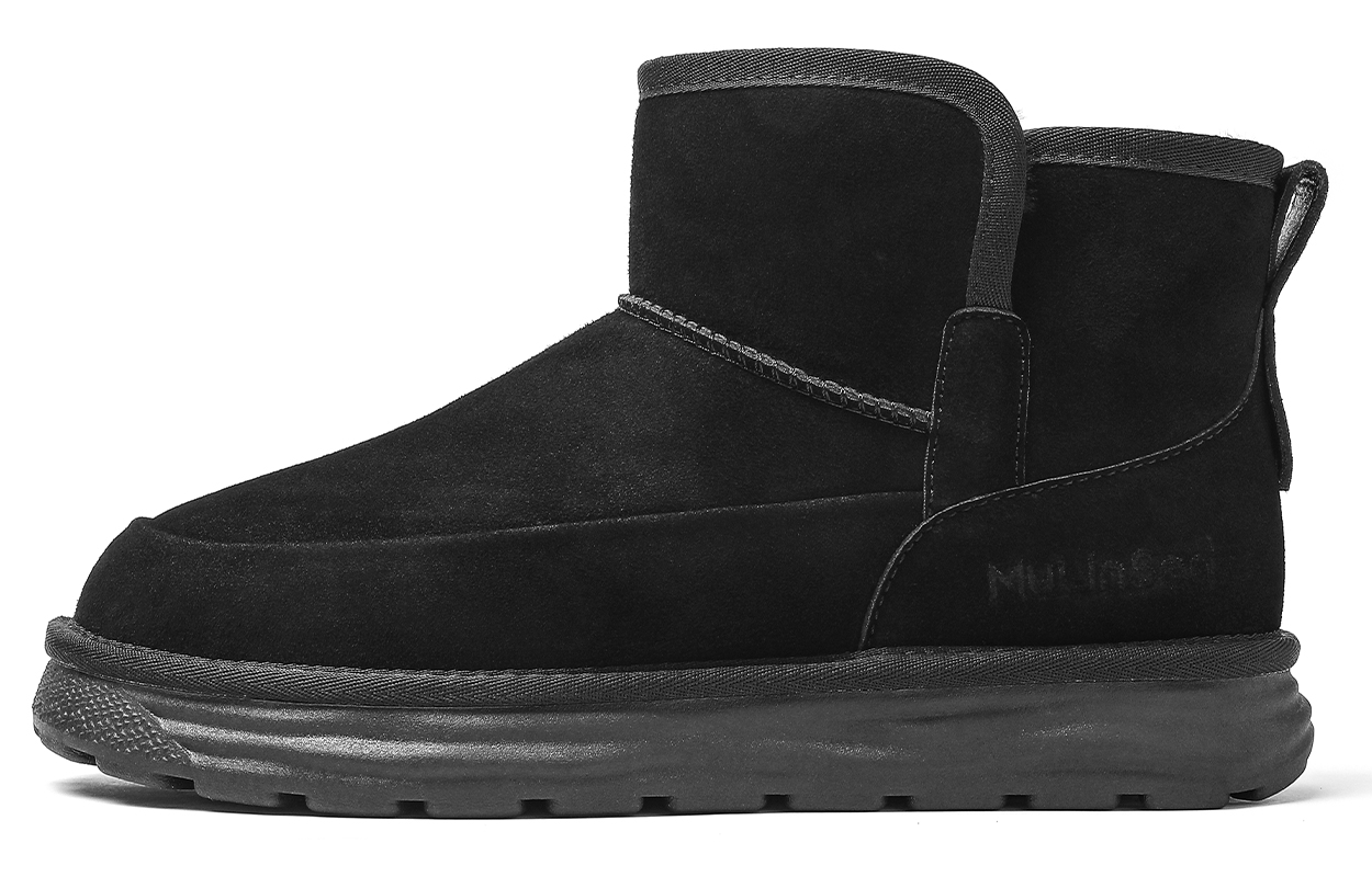 Mulinsen Теплые и износостойкие зимние ботинки мужские по щиколотку черные на флисовой подкладке, цвет Black (Fleece-Lined)
Mulinsen Теплые и износостойкие зимние ботинки мужские по щиколотку черные на флисовой подкладке, цвет Black (Fleece-Lined)