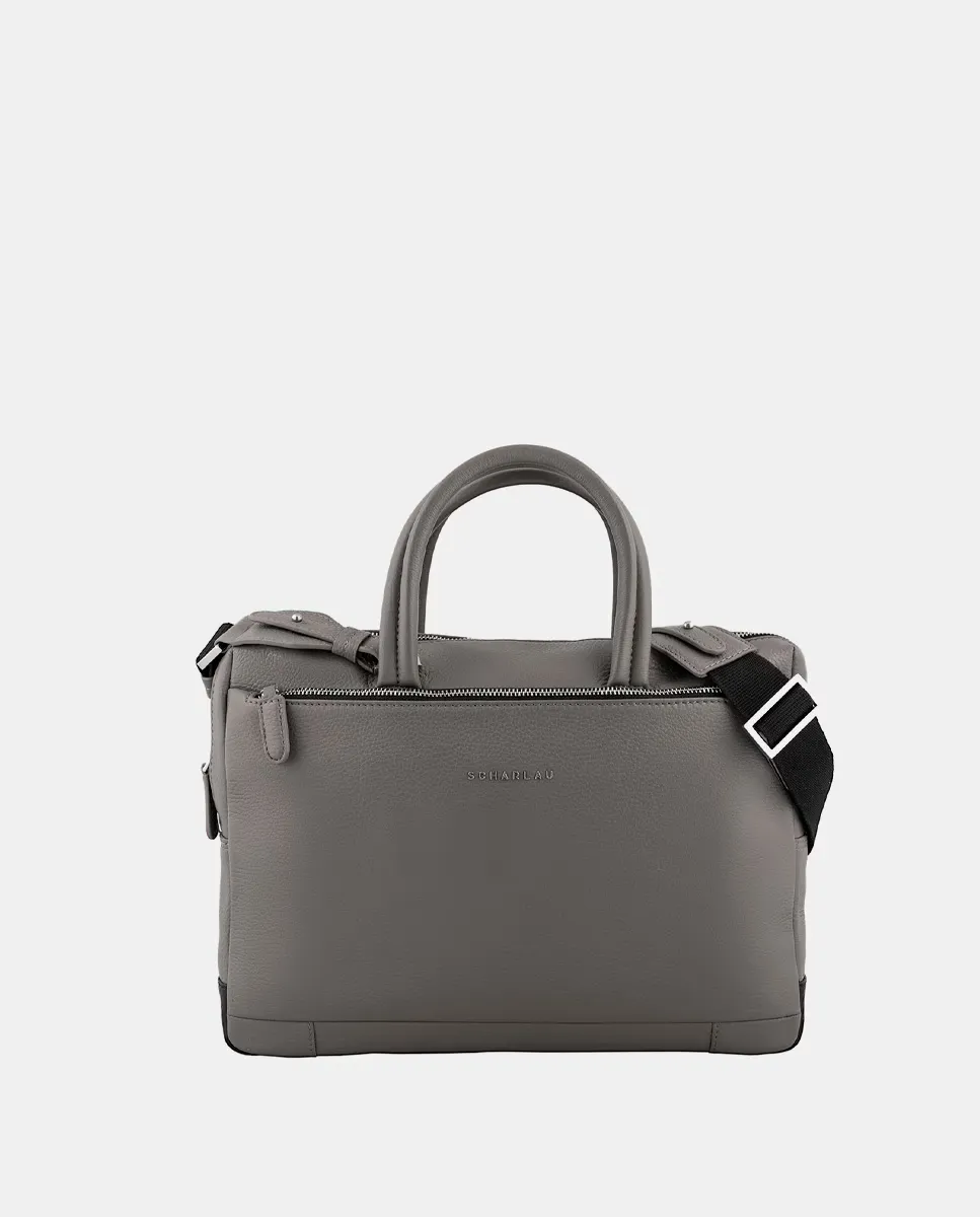 Держатель документов с кожаным плечевым ремнем серого цвета Scharlau, серый
Держатель документов с кожаным плечевым ремнем серого цвета Scharlau, серый