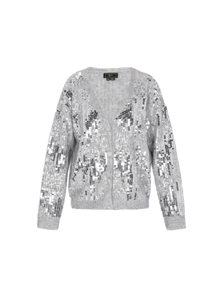 Faina Женский кардиган светло-серого цвета
Faina Женский кардиган светло-серого цвета