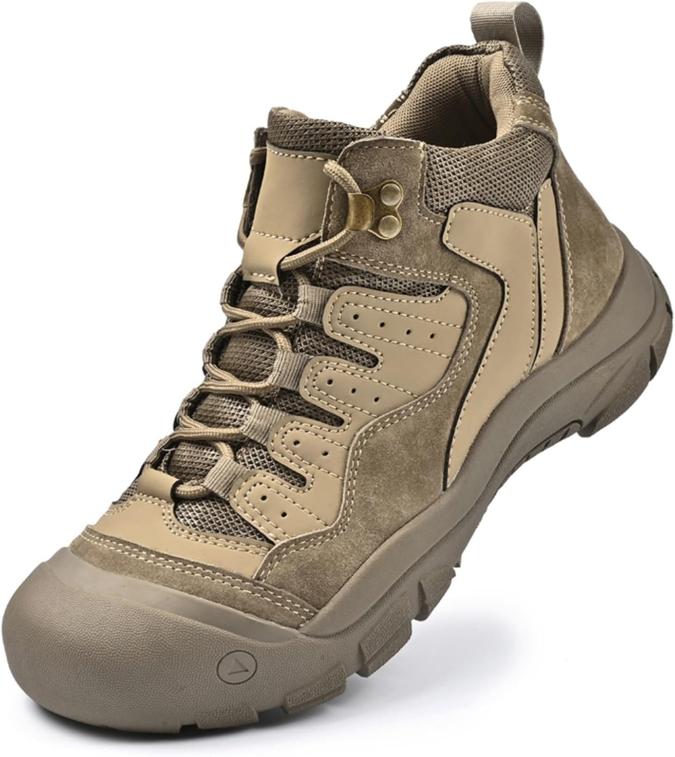 Мужские походные ботинки из натуральной замши, комфортные, средней высоты, с шнуровкой, закругленным носком, дышащей сеткой, толстой противоскользящей подошвой, повседневная обувь для активного отдыха, походов и кемпинга Yrzhgdl, хаки
Мужские походные ботинки из натуральной замши, комфортные, средней высоты, с шнуровкой, закругленным носком, дышащей сеткой, толстой противоскользящей подошвой, повседневная обувь для активного отдыха, походов и кемпинга Yrzhgdl, хаки