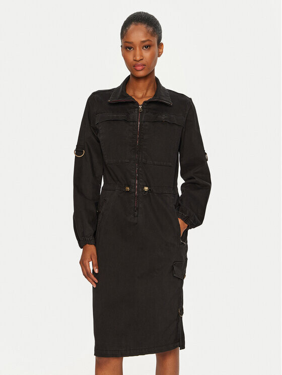 Платье на каждый день, стандартного кроя Aeronautica Militare, черный
Платье на каждый день, стандартного кроя Aeronautica Militare, черный