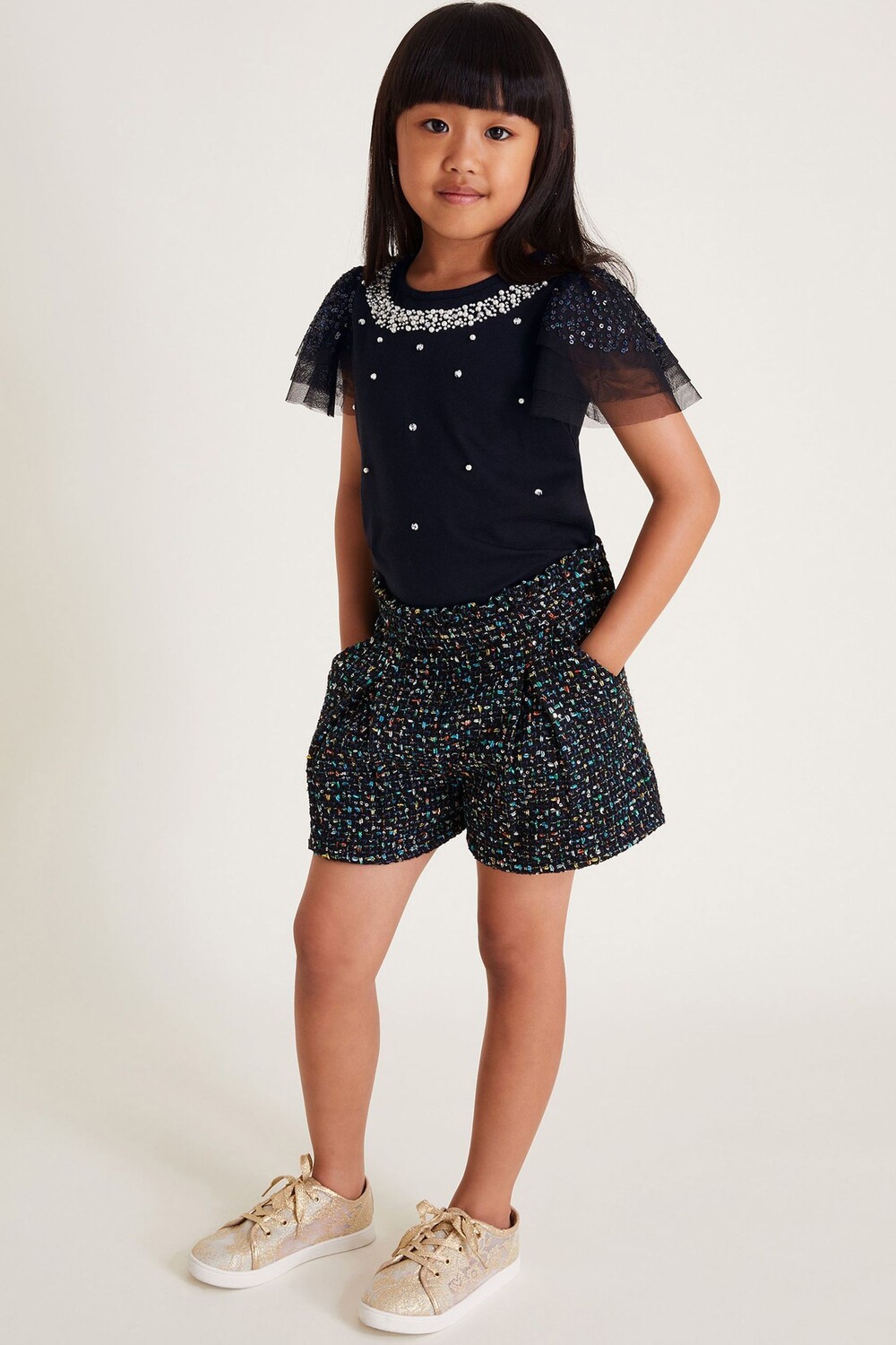 Твидовые шорты Monsoon, синий
Твидовые шорты Monsoon, синий