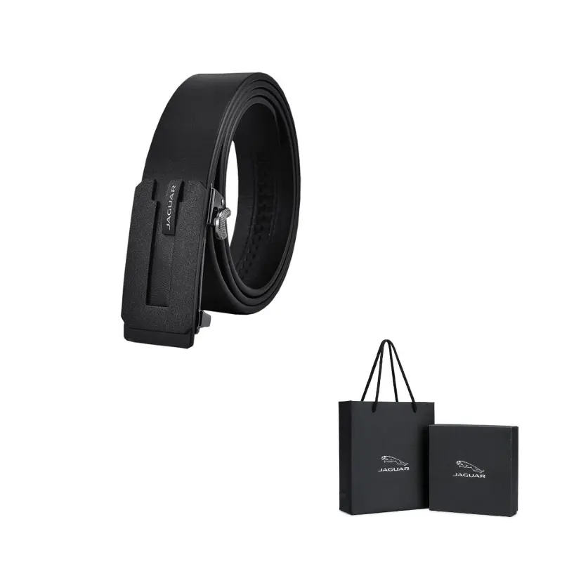JAGUAR Ремень из натуральной кожи с автоматической пряжкой, Black Matte
JAGUAR Ремень из натуральной кожи с автоматической пряжкой, Black Matte