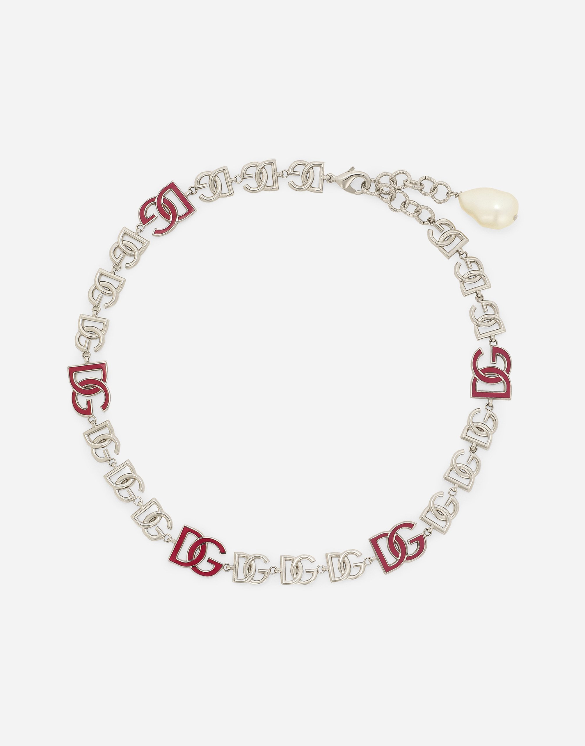 Короткое ожерелье с несколькими логотипами dg Dolce & Gabbana, серебряный
Короткое ожерелье с несколькими логотипами dg Dolce & Gabbana, серебряный
