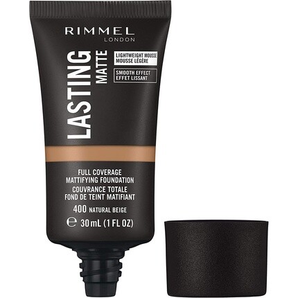 Rimmel Lasting Matte Легкая тональная основа с полным покрытием 30 мл 400 Натуральный бежевый
Rimmel Lasting Matte Легкая тональная основа с полным покрытием 30 мл 400 Натуральный бежевый