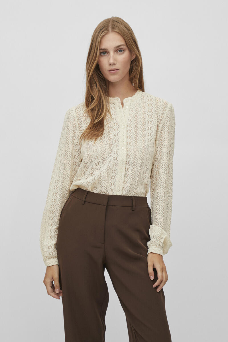 Кружевная рубашка Vila, серый
Кружевная рубашка Vila, серый