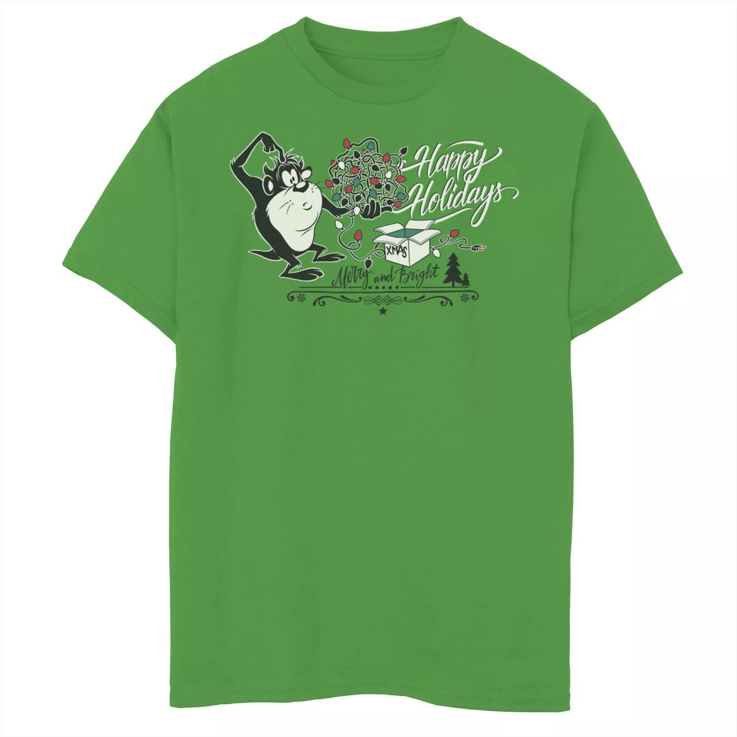Футболка с веселым и ярким рисунком Looney Tunes Christmas Taz Happy Holidays для мальчиков 8–20 лет Licensed Character
Футболка с веселым и ярким рисунком Looney Tunes Christmas Taz Happy Holidays для мальчиков 8–20 лет Licensed Character