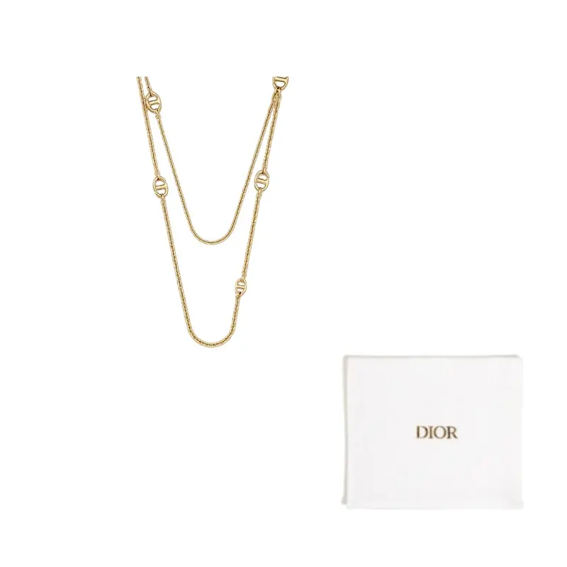 DIOR Золотое ожерелье из сплава Alloy Necklaces
DIOR Золотое ожерелье из сплава Alloy Necklaces