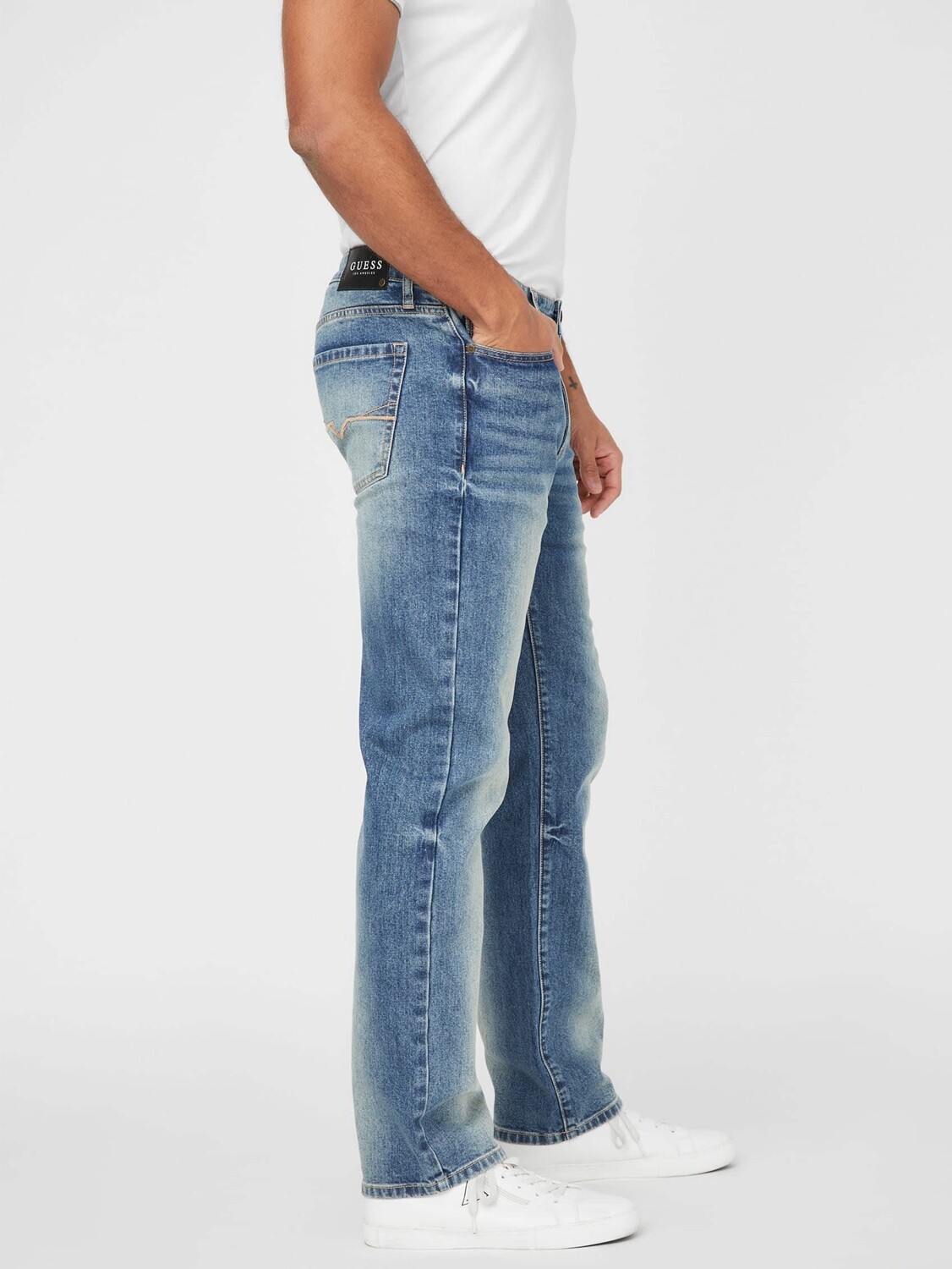 Прямые джинсы с полумесяцем Guess Factory, цвет Natural Multi Wash
Прямые джинсы с полумесяцем Guess Factory, цвет Natural Multi Wash