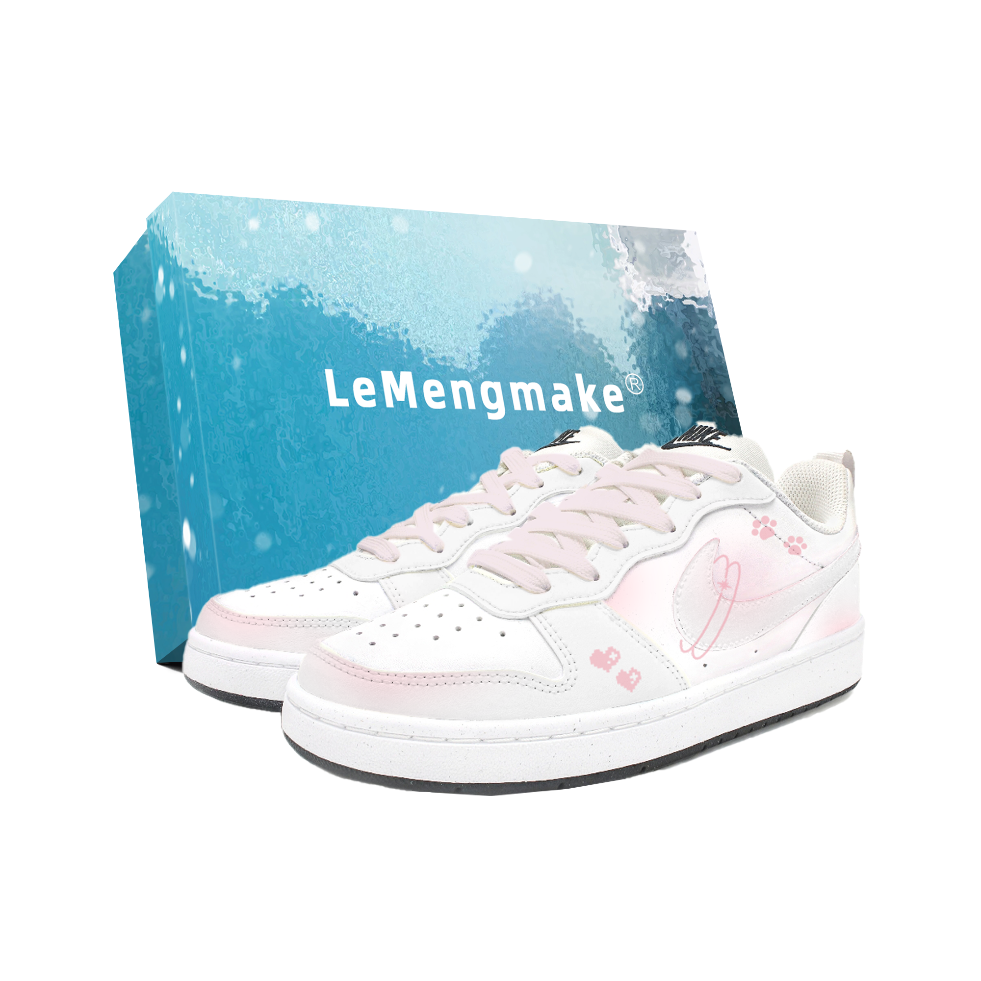 Nike Court Borough Blush Cloud Planet дышащие низкие детские скейтбординг кроссовки White
Nike Court Borough Blush Cloud Planet дышащие низкие детские скейтбординг кроссовки White