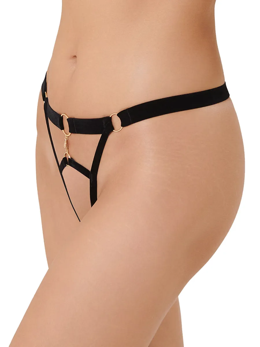 Трусики Simone Ouvert Bluebella, черный/золотистый
Трусики Simone Ouvert Bluebella, черный/золотистый