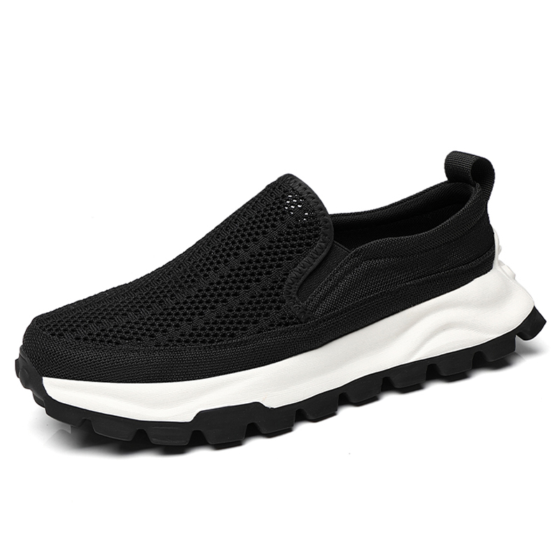 Износостойкие, легкие, нескользящие, низкие повседневные туфли, мужские, черные SENJIALUO, Black 
Износостойкие, легкие, нескользящие, низкие повседневные туфли, мужские, черные SENJIALUO, Black