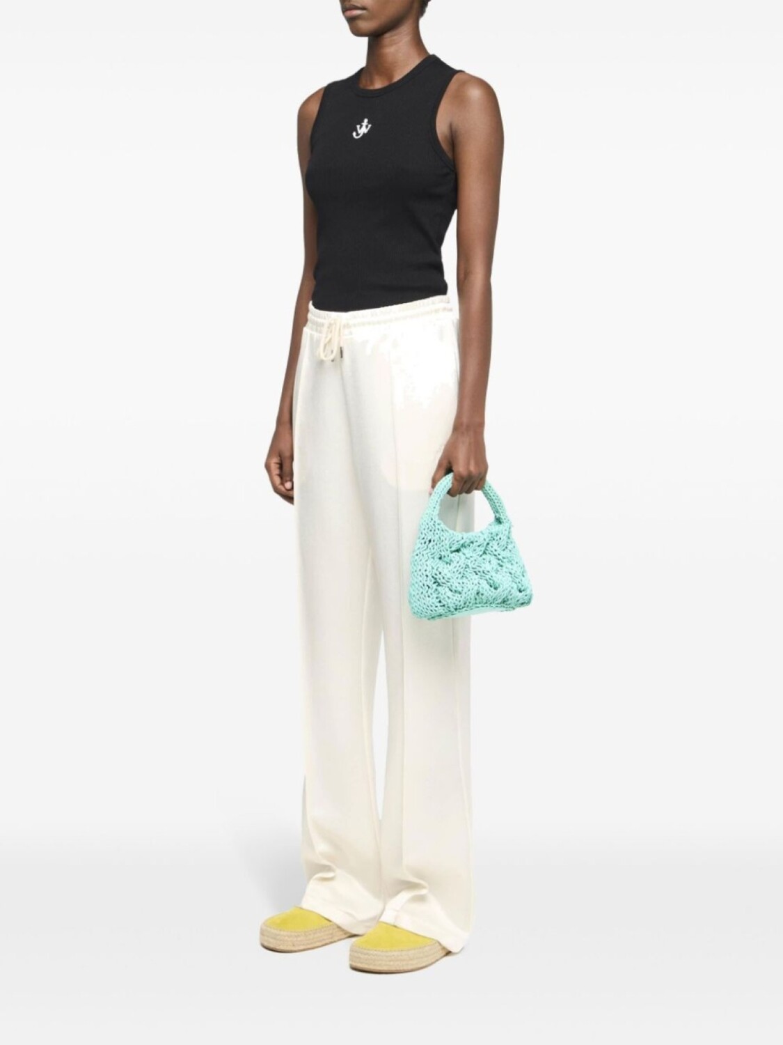 Топ с вышитым якорем JW Anderson, черный
Топ с вышитым якорем JW Anderson, черный