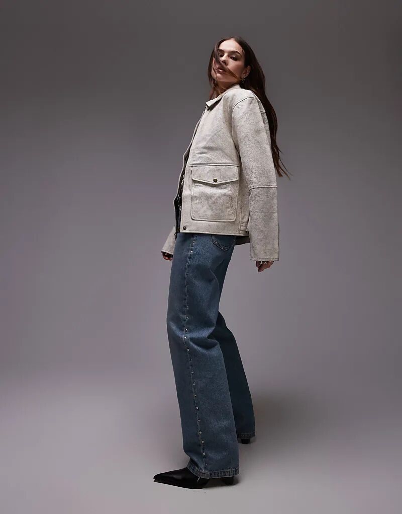 Потрескавшаяся кожаная куртка харрингтон белого цвета с накладным карманом Urbancode, Белый, Потрескавшаяся кожаная куртка харрингтон белого цвета с накладным карманом Urbancode
Потрескавшаяся кожаная куртка харрингтон белого цвета с накладным карманом Urbancode, Белый, Потрескавшаяся кожаная куртка харрингтон белого цвета с накладным карманом Urbancode