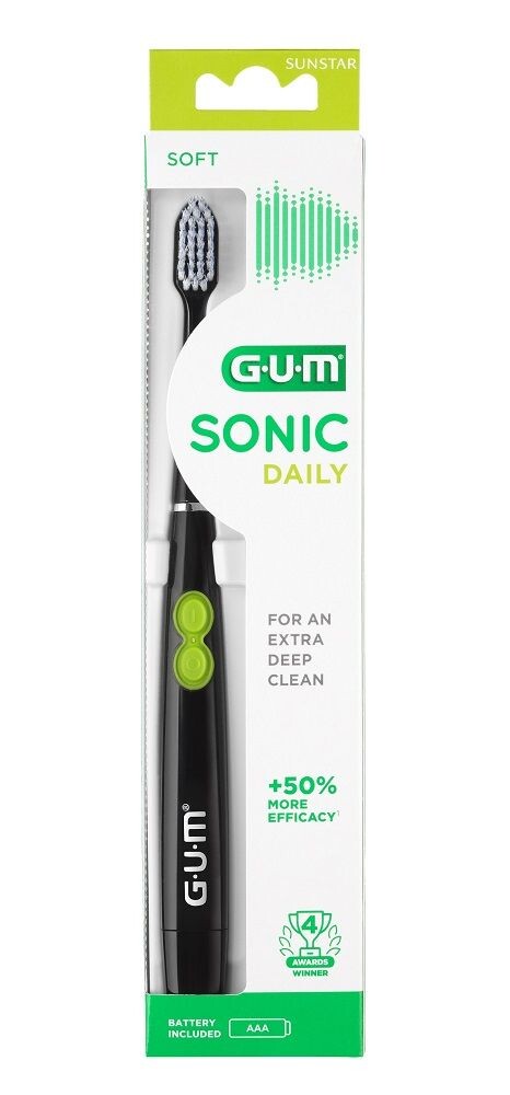 Gum Sonic Daily звуковая зубная щетка, 1 шт.
Gum Sonic Daily звуковая зубная щетка, 1 шт.
