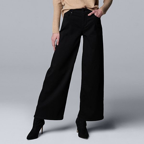 Женские джинсы mid-rise wide-leg из денима Simply Vera Vera Wang, Black Rinse
Женские джинсы mid-rise wide-leg из денима Simply Vera Vera Wang, Black Rinse