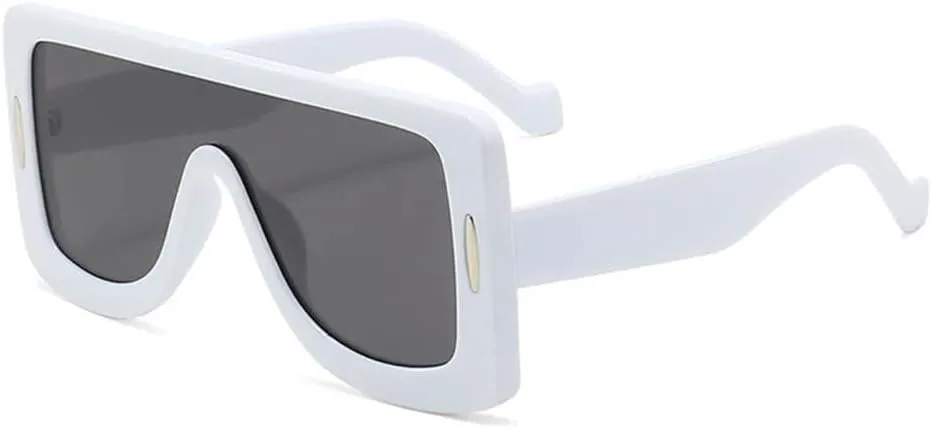 Солнцезащитные очки большого размера без оправы 2027 года для женщин и мужчин, винтажные панк-очки, сексуальные женские очки в крупной оправе MTZJH, White Black
Солнцезащитные очки большого размера без оправы 2027 года для женщин и мужчин, винтажные панк-очки, сексуальные женские очки в крупной оправе MTZJH, White Black