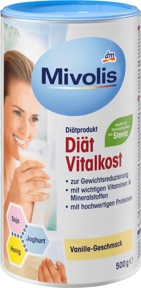 Диетический коктейль Vital Food ваниль 500г Mivolis 
Диетический коктейль Vital Food ваниль 500г Mivolis