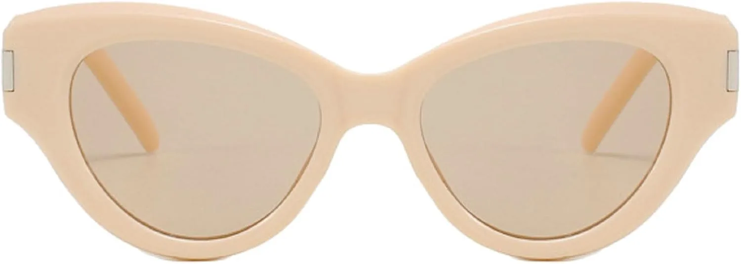 Модные винтажные солнцезащитные очки «кошачий глаз» для женщин, панк-очки, роскошные элегантные женские очки с защитой от УФ-излучения UV400 mincl, Beige Brown
Модные винтажные солнцезащитные очки «кошачий глаз» для женщин, панк-очки, роскошные элегантные женские очки с защитой от УФ-излучения UV400 mincl, Beige Brown