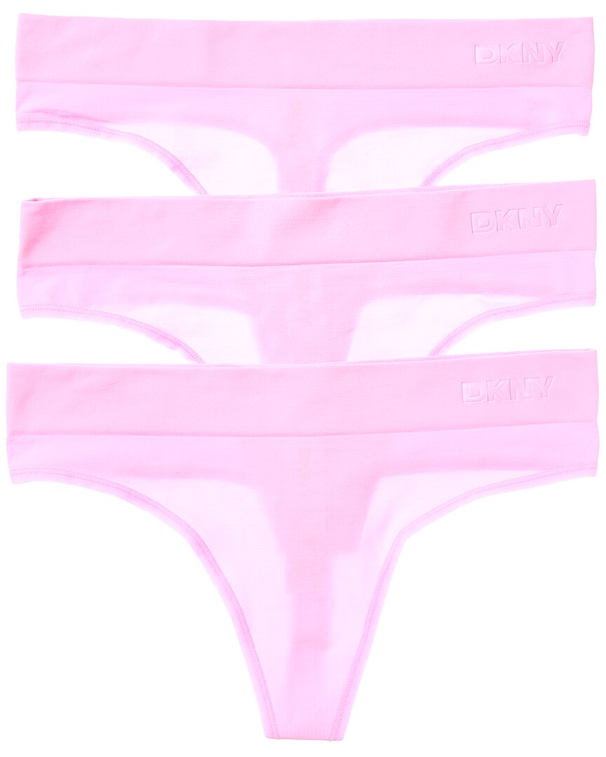 Бесшовные стринги DKNY (3 шт), фиолетовый
Бесшовные стринги DKNY (3 шт), фиолетовый