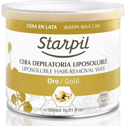 Starpil Gold Теплый воск 500мл
Starpil Gold Теплый воск 500мл