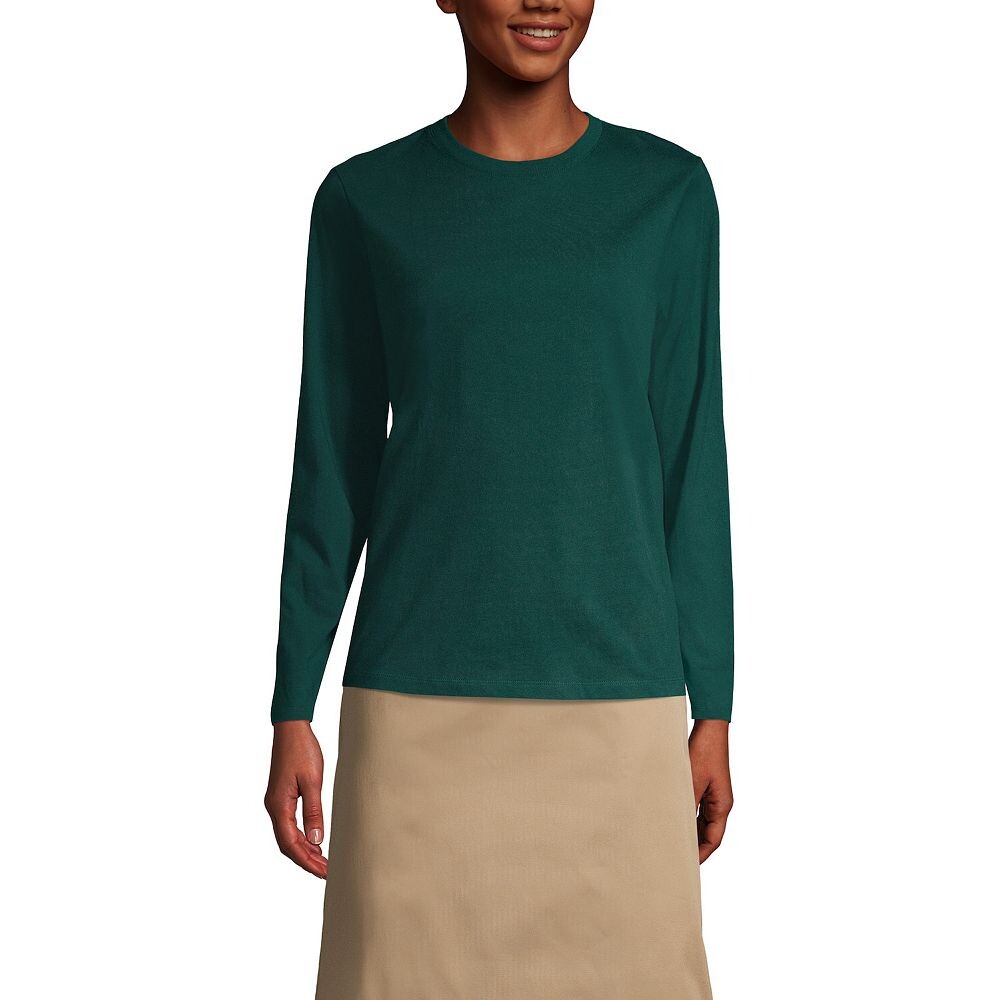 Женская футболка Lands End School Uniform с длинными рукавами Essential Lands' End, цвет Evergreen
Женская футболка Lands End School Uniform с длинными рукавами Essential Lands' End, цвет Evergreen