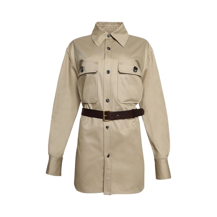 Платье Saint Laurent Button Up Dress With Belt, бежевый
Платье Saint Laurent Button Up Dress With Belt, бежевый