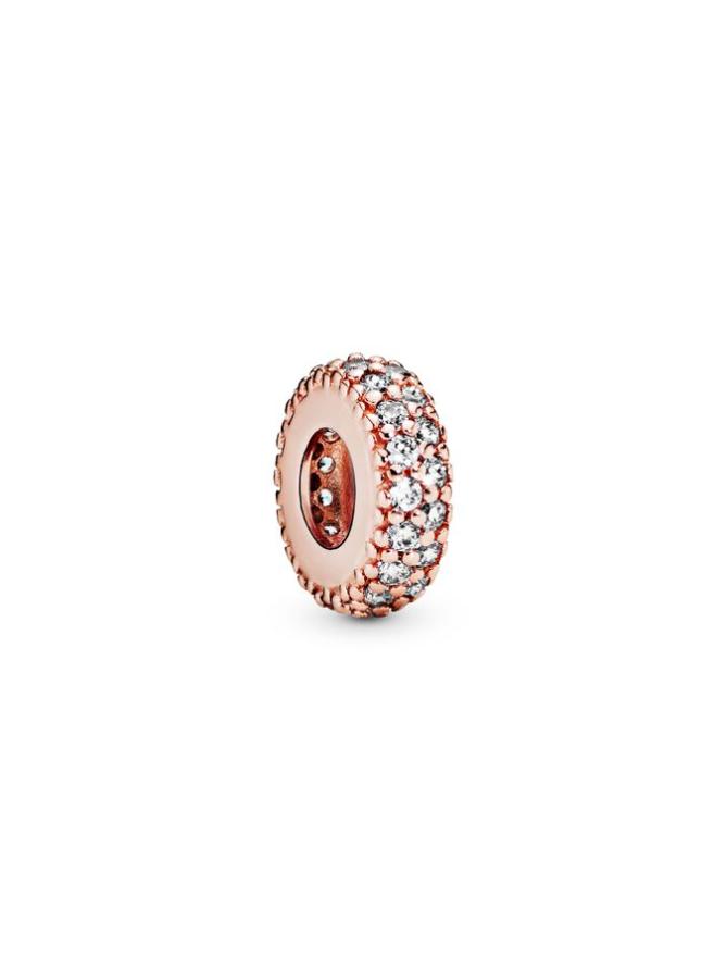 Шарм Pandora Clear Sparkle Spacer Charm, розовое золото
Шарм Pandora Clear Sparkle Spacer Charm, розовое золото