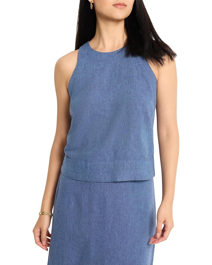 Топ NIC+ZOE Petite Rumba Linen Pop On Tank, цвет Blue Mix 
Топ NIC+ZOE Petite Rumba Linen Pop On Tank, цвет Blue Mix