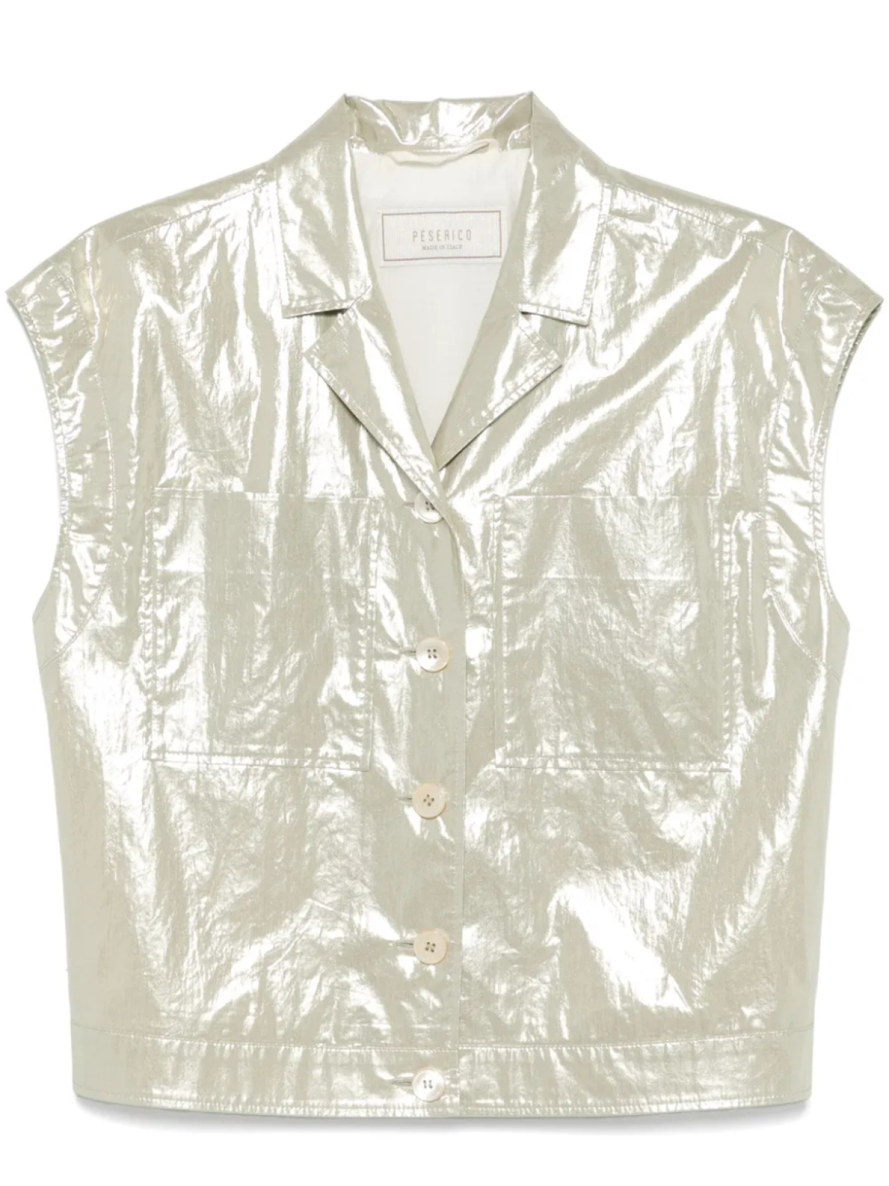 Peserico ламинированная рубашка, золотой
Peserico ламинированная рубашка, золотой