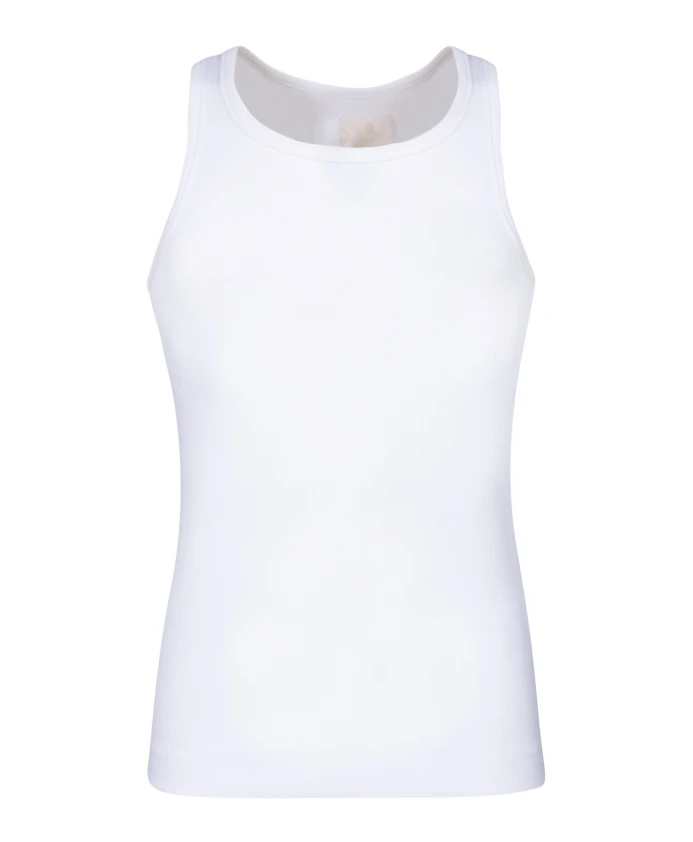 Хлопковая майка без рукавов с логотипом Givenchy, белый
Хлопковая майка без рукавов с логотипом Givenchy, белый