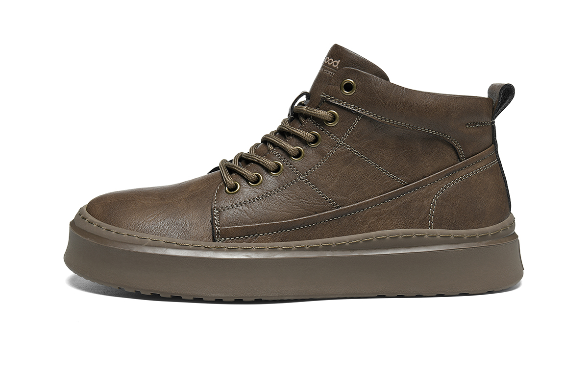 HLA Кроссовки мужские высокие коричневые, черно-коричневые, цвет Brown
HLA Кроссовки мужские высокие коричневые, черно-коричневые, цвет Brown