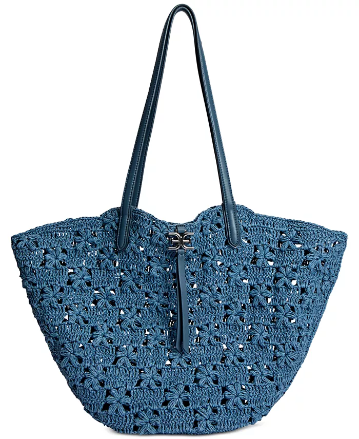 Сумка-шоппер Layla Floral Raffia Fan с цветочным принтом Sam Edelman, синий
Сумка-шоппер Layla Floral Raffia Fan с цветочным принтом Sam Edelman, синий