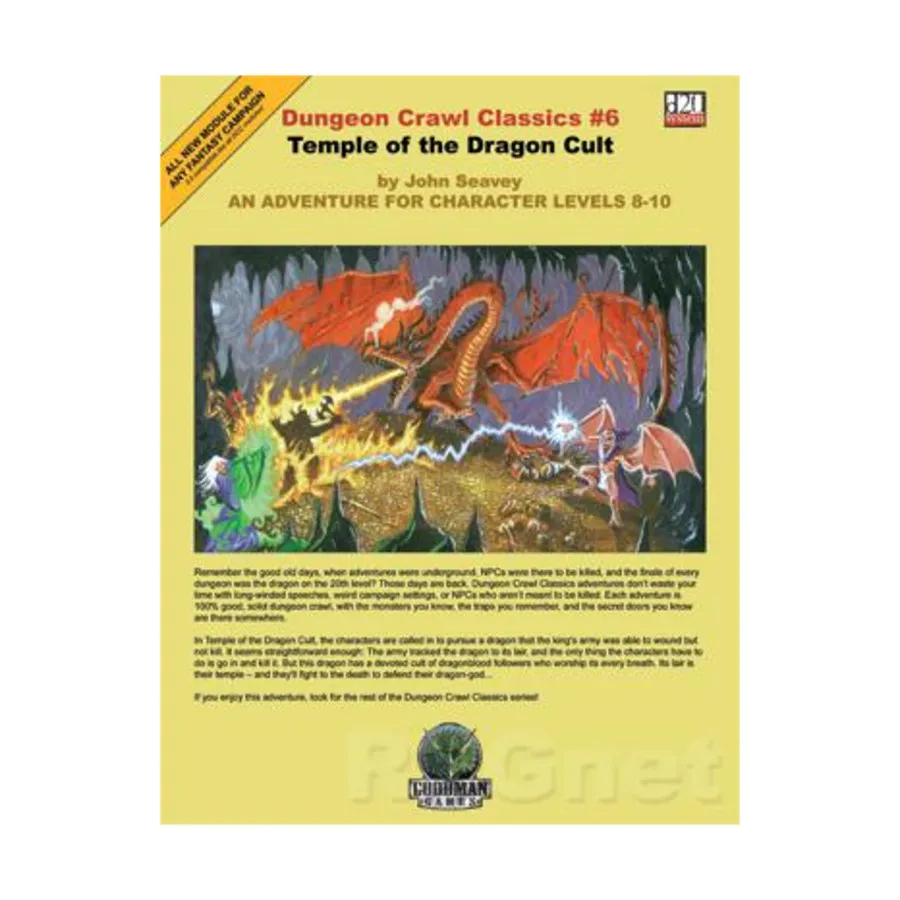 Модуль Temple of the Dragon Cult (2nd Printing), Dungeon Crawl Classics - #1-15 (d20)
Модуль Temple of the Dragon Cult (2nd Printing), Dungeon Crawl Classics - #1-15 (d20)