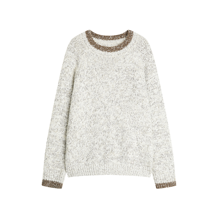 ELLE Трикотажный свитер Women's Beige Coffee с круглым вырезом Moderate
ELLE Трикотажный свитер Women's Beige Coffee с круглым вырезом Moderate