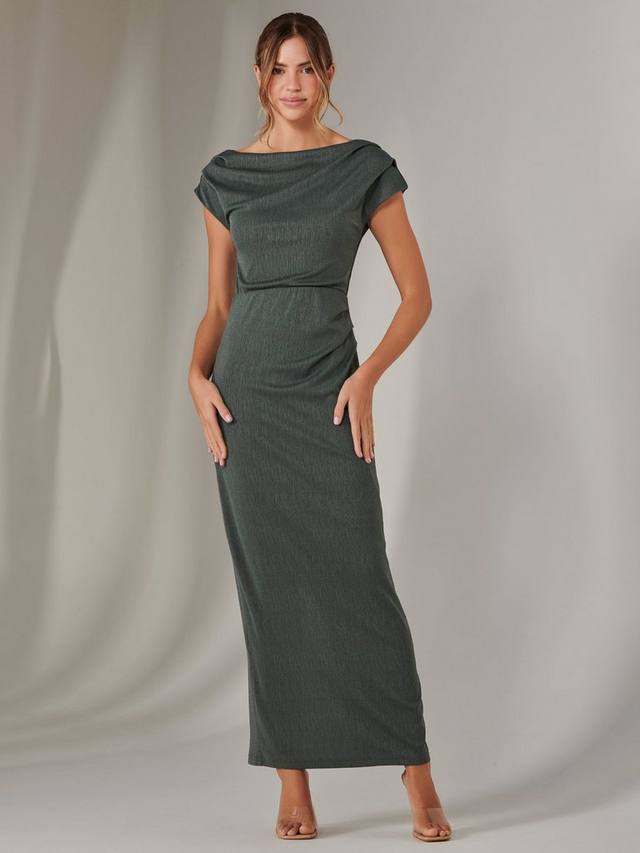 Облегающее платье с открытыми плечами Jolie Moi, хаки
Облегающее платье с открытыми плечами Jolie Moi, хаки