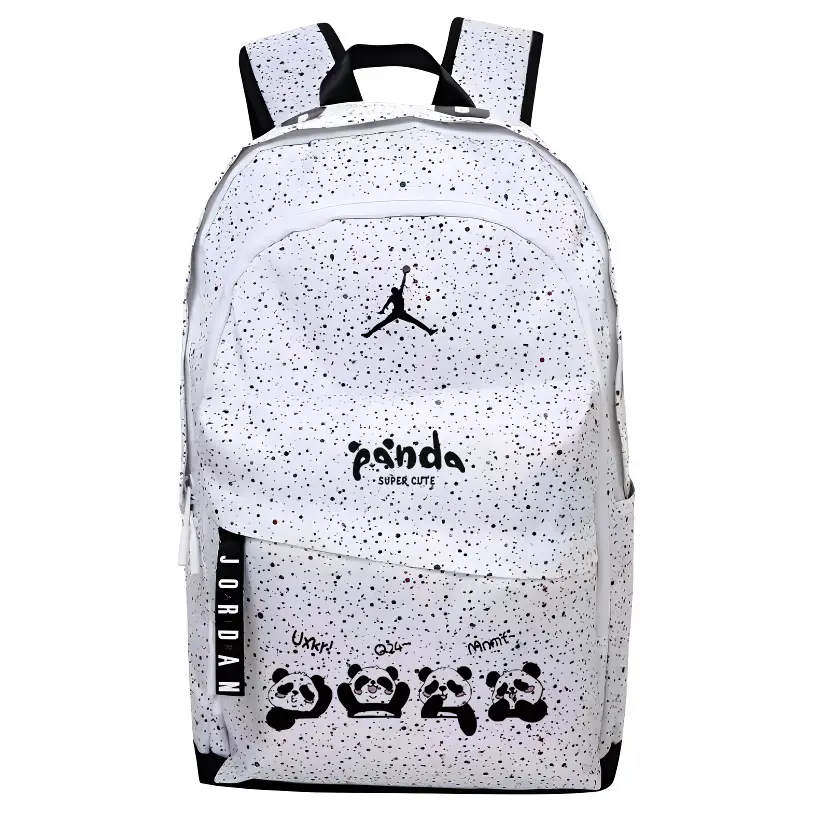 Jordan Полиэстеровый рюкзак обычный унисекс Baby's Breath, Panda 
Jordan Полиэстеровый рюкзак обычный унисекс Baby's Breath, Panda
