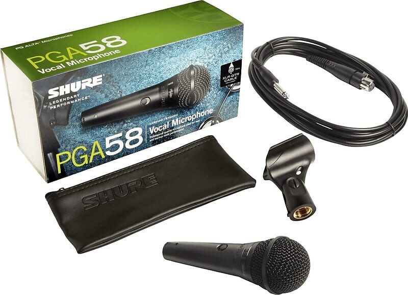 Вокальный микрофон Shure PGA58-QTR
Вокальный микрофон Shure PGA58-QTR
