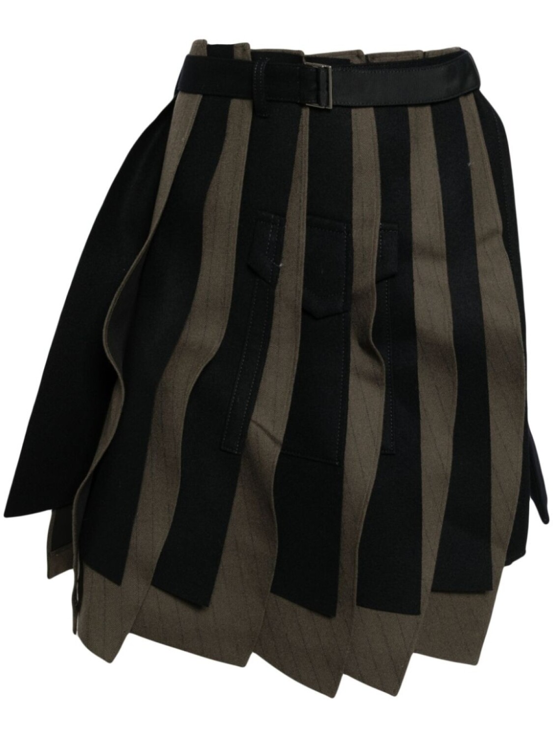 Sacai асимметричная плиссированная шерстяная юбка, коричневый
Sacai асимметричная плиссированная шерстяная юбка, коричневый