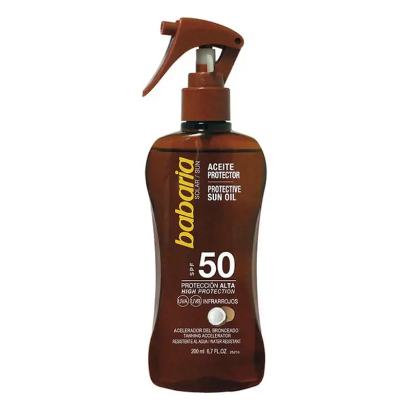 Солнцезащитный крем Aceite Protector Solar Con Coco En Spray Spf50 Babaria, 200 мл
Солнцезащитный крем Aceite Protector Solar Con Coco En Spray Spf50 Babaria, 200 мл