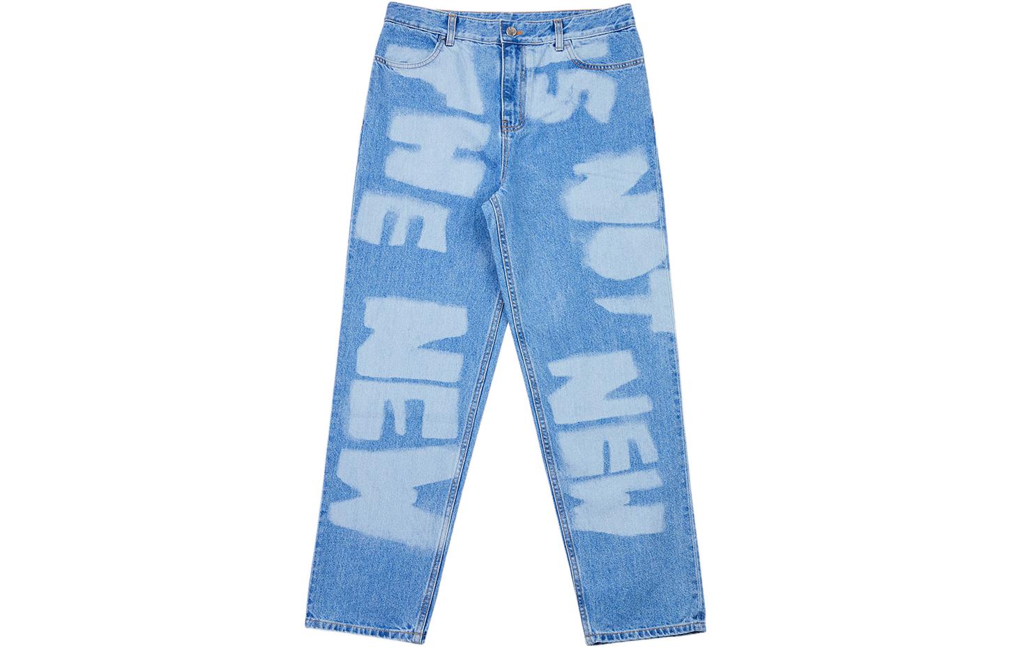 Стираные джинсы slogan ADER ERROR, синий
Стираные джинсы slogan ADER ERROR, синий