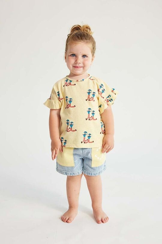 Bobo Choses Хлопковые детские шорты, синий
Bobo Choses Хлопковые детские шорты, синий