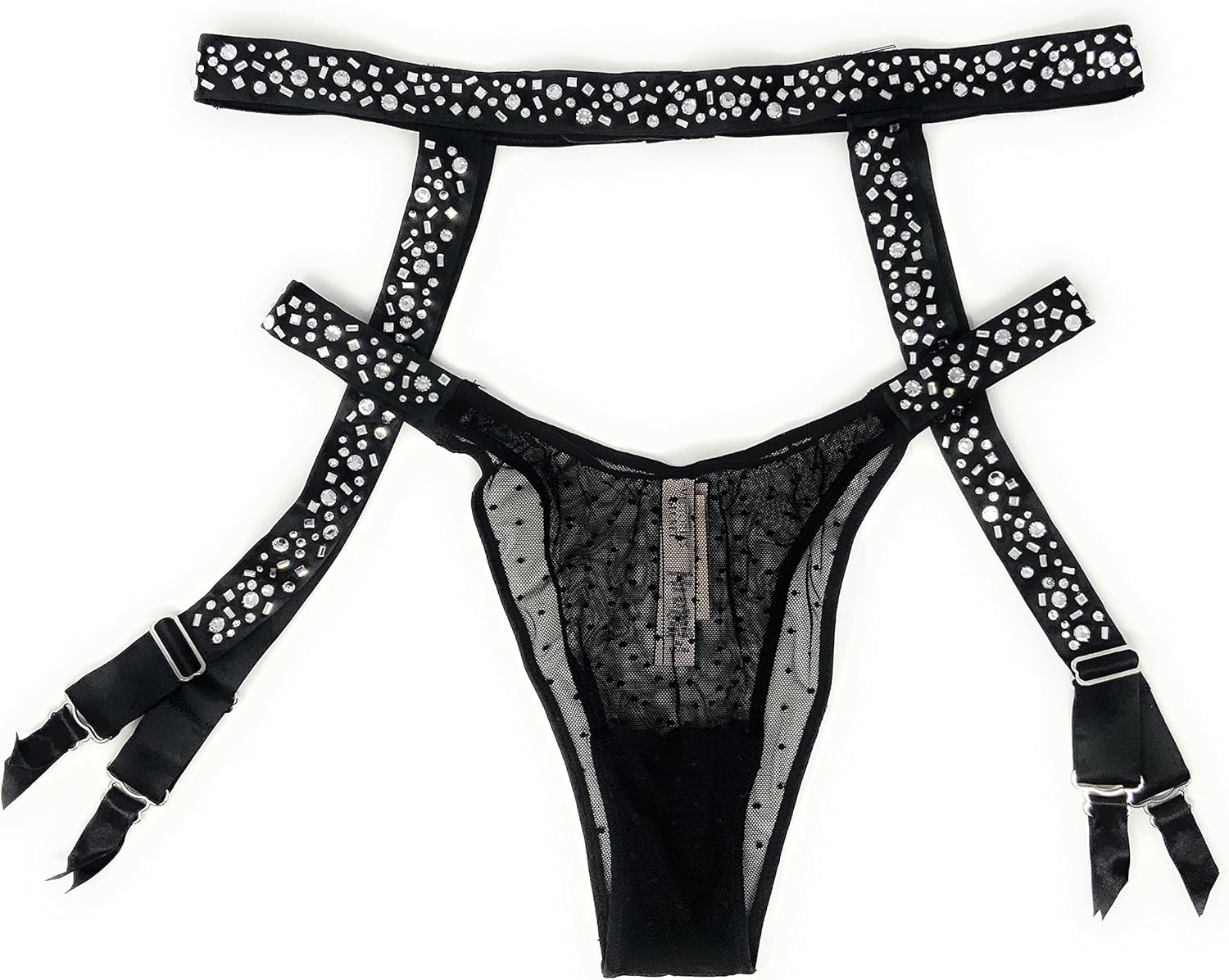 Victoria's Secret Bombshell Shine Strap бразильские трусики и подвязка, Black Bejeweled
Victoria's Secret Bombshell Shine Strap бразильские трусики и подвязка, Black Bejeweled