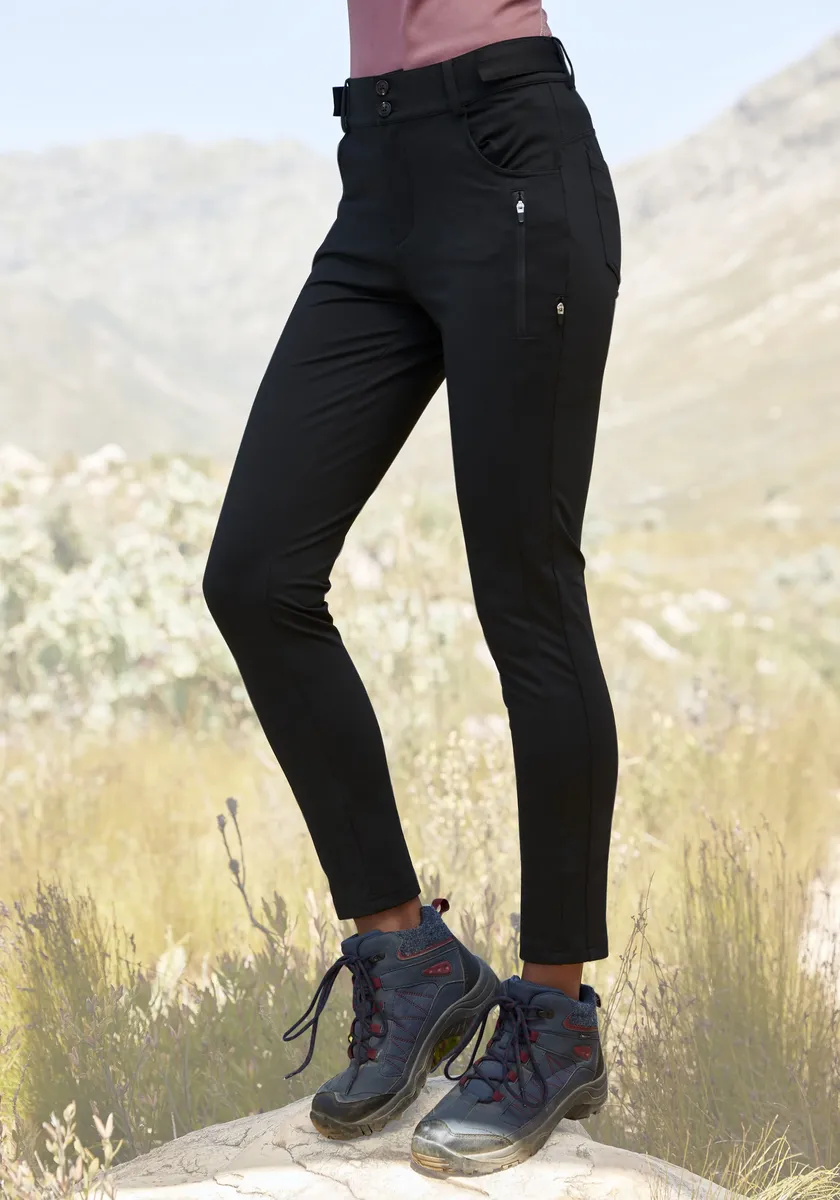 Трекинговые брюки LASCANA ACTIVE "Slim fit", с мягким начесом на внутренней стороне, черный
Трекинговые брюки LASCANA ACTIVE "Slim fit", с мягким начесом на внутренней стороне, черный